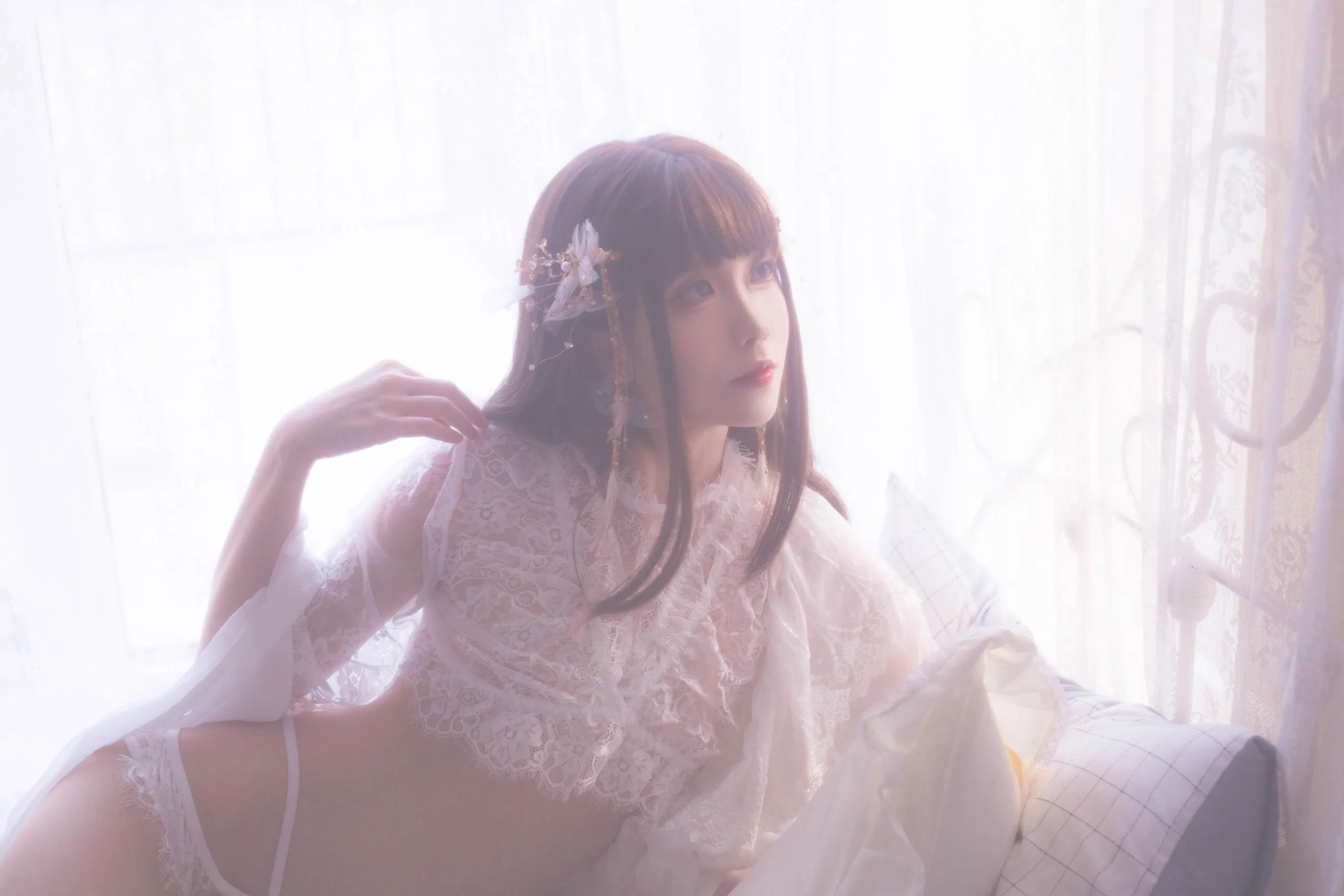 Sakiiii翎柒 – NO.04 白色流云 [34P]插图1